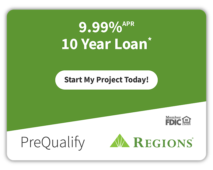 PreQualify for a 9.99% APR 10-year loan through Regions Bank