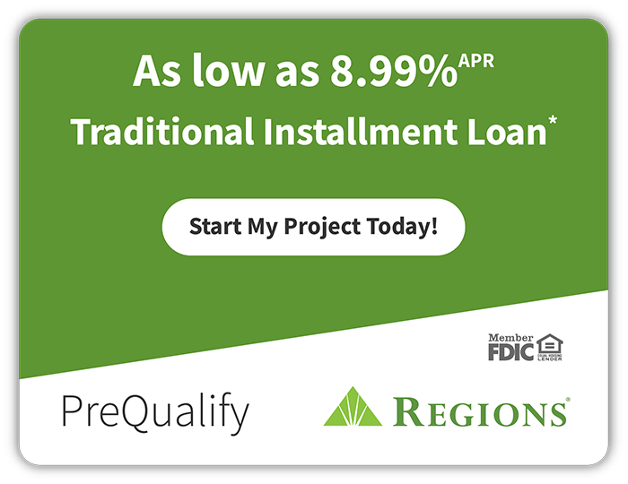 PreQualify for a traditional installment loan with rates as low as 8.99% APR through Regions Bank